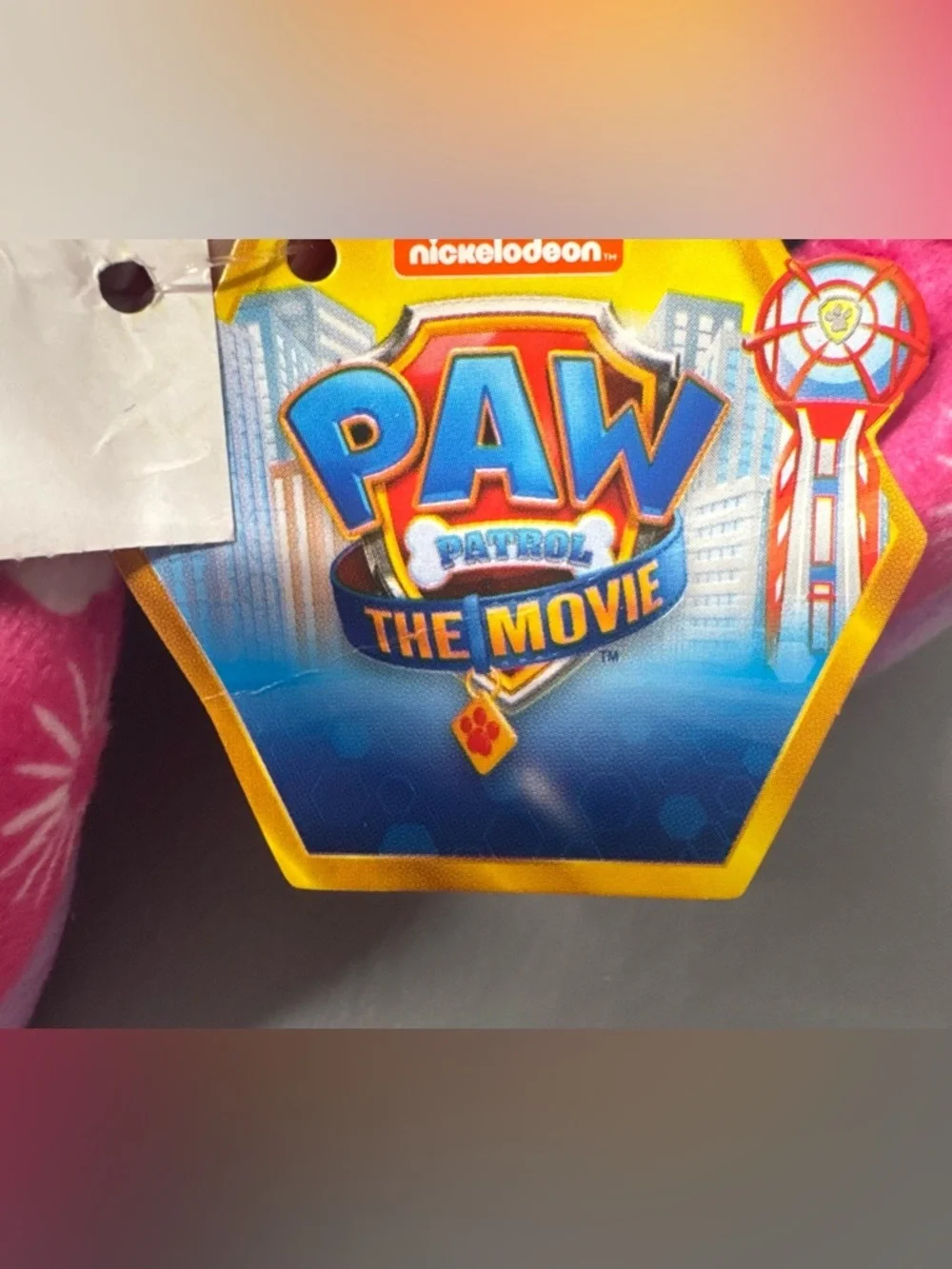 Paw Patrol the movie liberty and skye Slippers Character Print plush dogs novelt